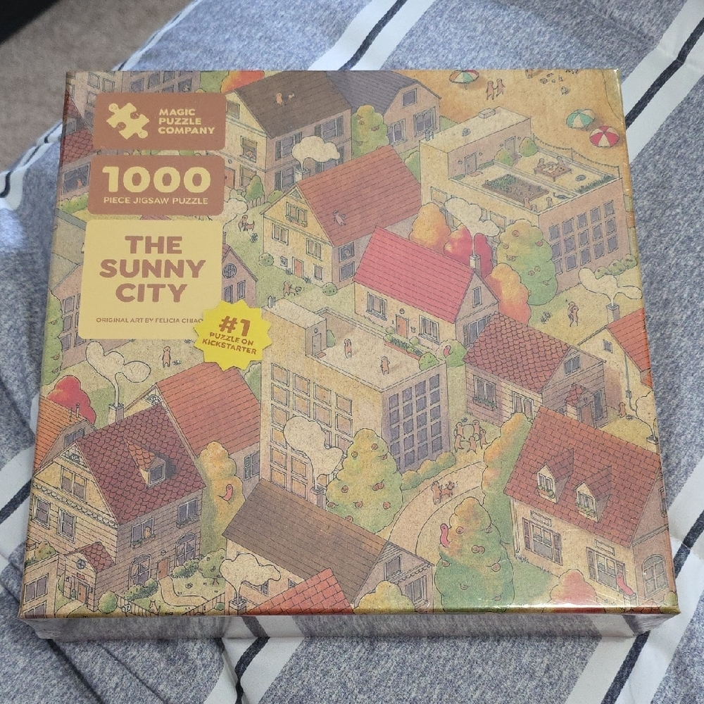 Magic Puzzle Company The Sunny City 1000 Piece Jigsaw Puzzle